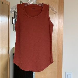 Madewell whisper cotton muscle tank, size xxs